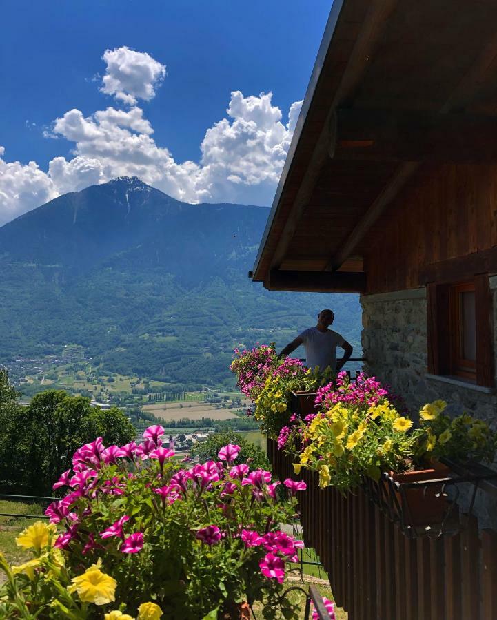Agriturismo Cavria Castione Andevenno エクステリア 写真